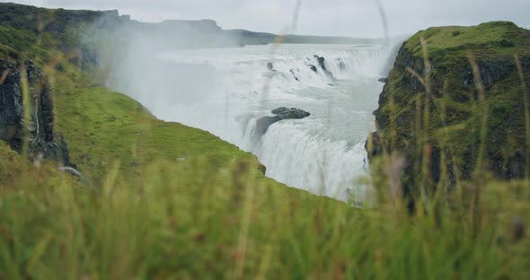 Amazing Gullfoss Waterfall in Iceland Located in the Golden Circle alt
