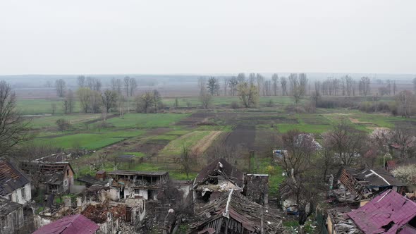 Residential Soviet Building Razed to the Ground By Heavy Airbombs Fab500 Dropped By Russian Bomber alt