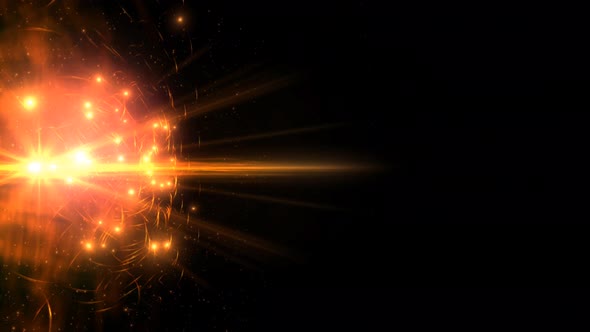 Shiny Orange Spiral Threads Frame Loop Background alt