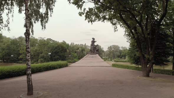 Babi Yar. Aerial - The Place of Mass Murder of Jews During the Second World War. Holocaust. Kyiv alt