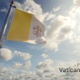 Vatican City Flag on a Flagpole - 4K - VideoHive Item for Sale