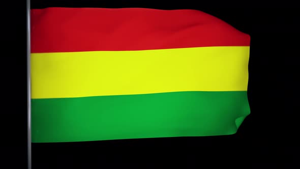 Bolivia Flag Animation 4k