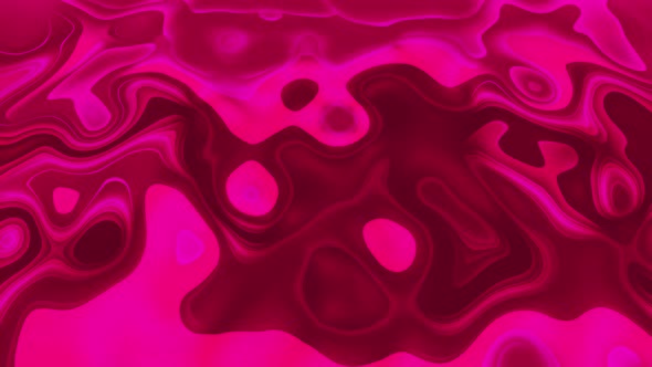 Bright pink color liquid abstract motion background. 3d liquid wave animation. Vd 795 alt