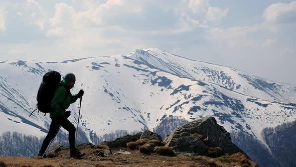 Hiker with Backpack