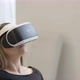 Woman Wearing VR Set - VideoHive Item for Sale