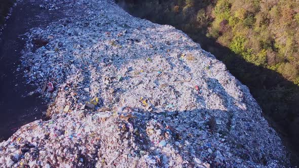 Aerial View of City Garbage Dump V3 alt