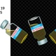 Covid 19 Vaccine Bottles Rotation In The Air with Alpha - VideoHive Item for Sale
