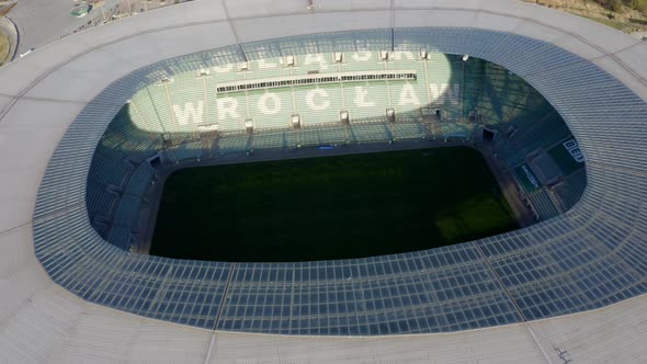 Football Stadium from above