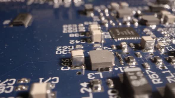 A Circuit Board Close Up