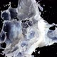 Broken Glass Of Milk In Black Background - VideoHive Item for Sale