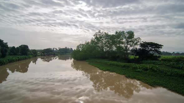 Panning Sungai Perai in morning. alt