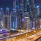 Fantastic Rooftop Skyline of Dubai Marina Timelapse - VideoHive Item for Sale