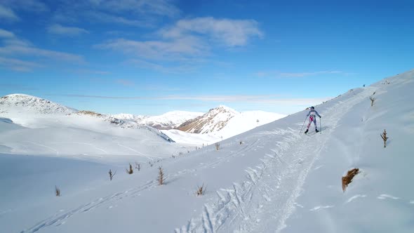 Aerial  Mountain orienteering alt