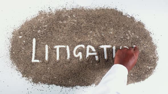 Pepper Hand Writing Litigation alt