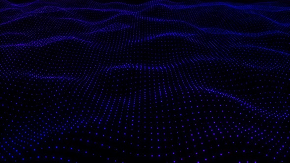 Abstract Digital Particle data cyber or technology background concept. alt