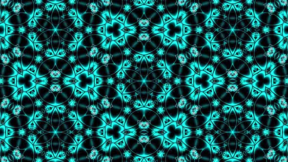 Blue Looped Kaleidoscope