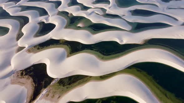 Lencois Maranhenses Brazil. Tropical scenery for vacation travel.  alt