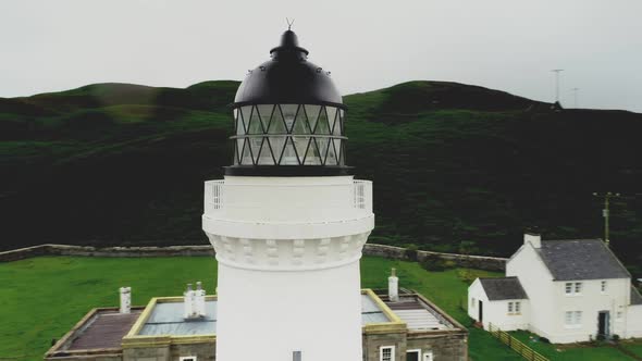 Campbeltown Lighthouse Zooming Hyperlapse Shot alt