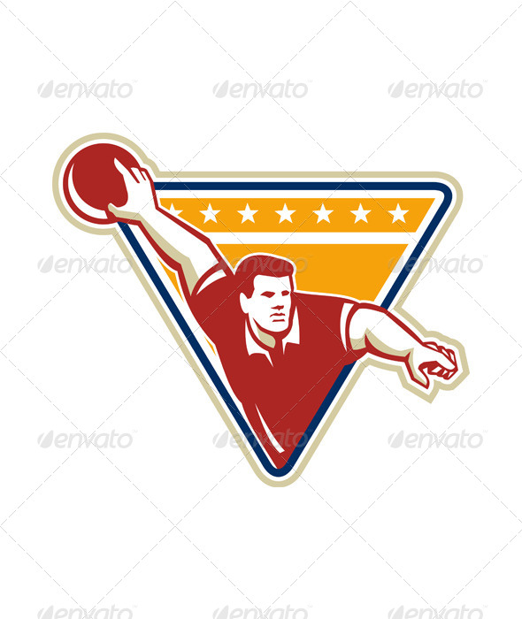 Bowler Pose Bowling Ball Pins Retro - Sports/Activity Conceptual