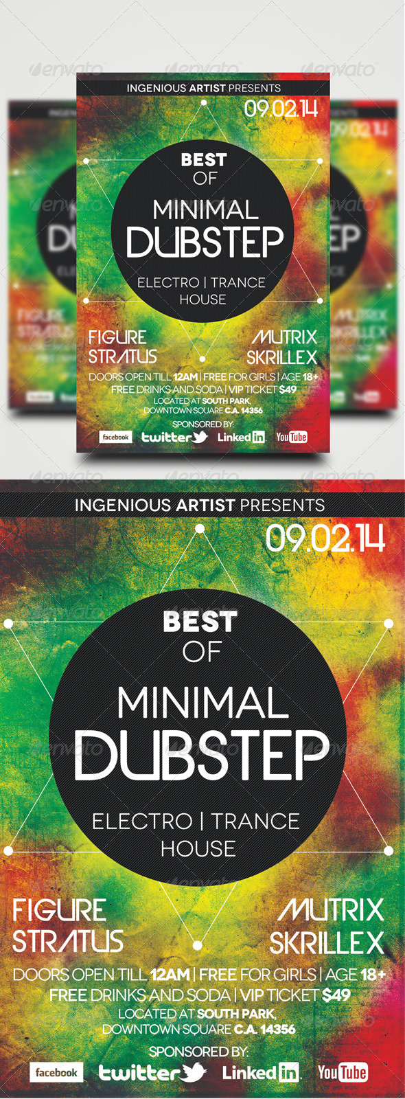 Minimal Flyer Vol.2 - Clubs & Parties Events