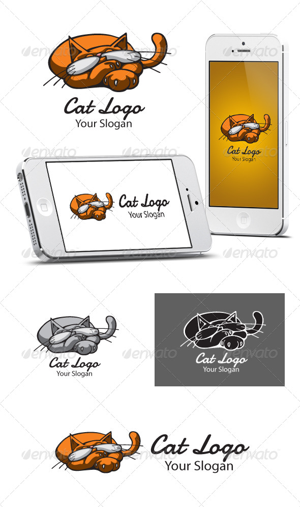 Cat Logo - Animals Logo Templates