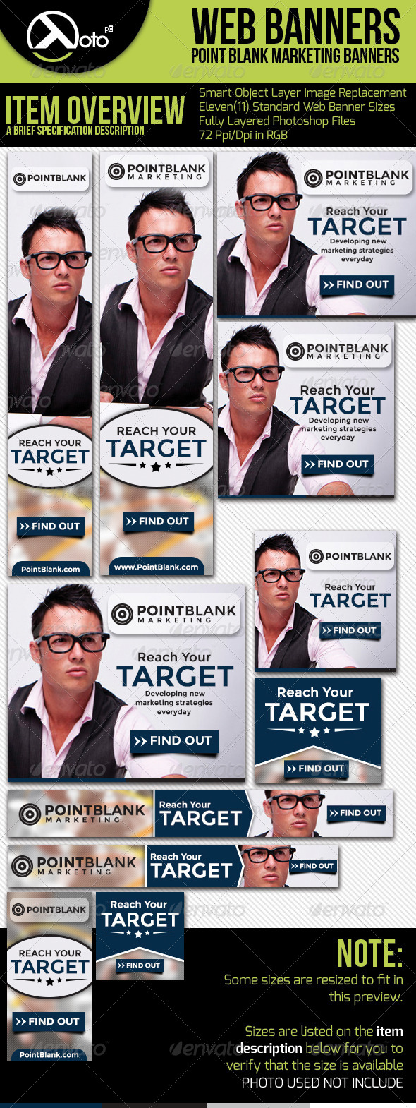 Point Target Marketing Web Banners - Banners & Ads Web Elements