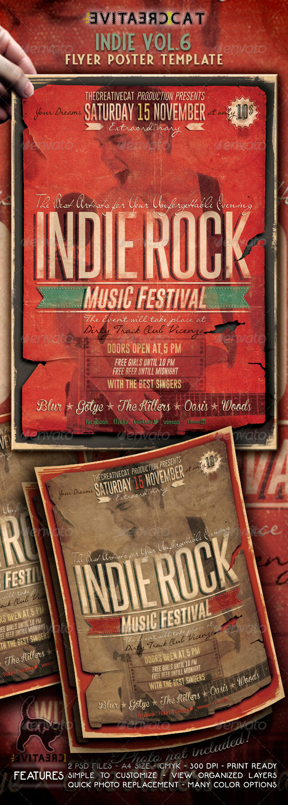Indie Flyer/Poster Vol. 6 - Events Flyers