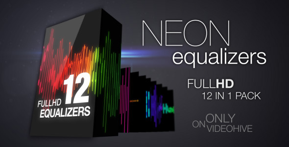 Audio Equalizers Footages Pack