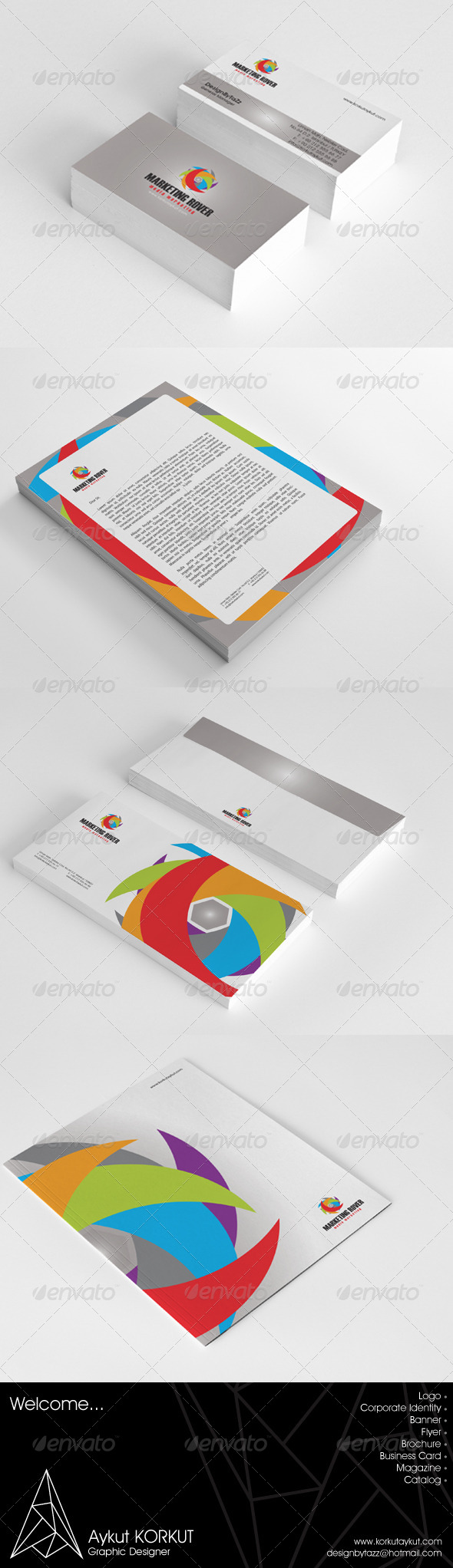 Marketing Corporate Identity Package - Stationery Print Templates
