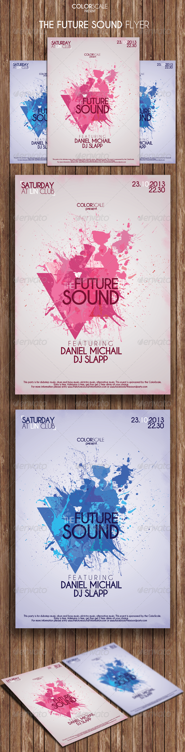 The Future Sound Flyer - Events Flyers