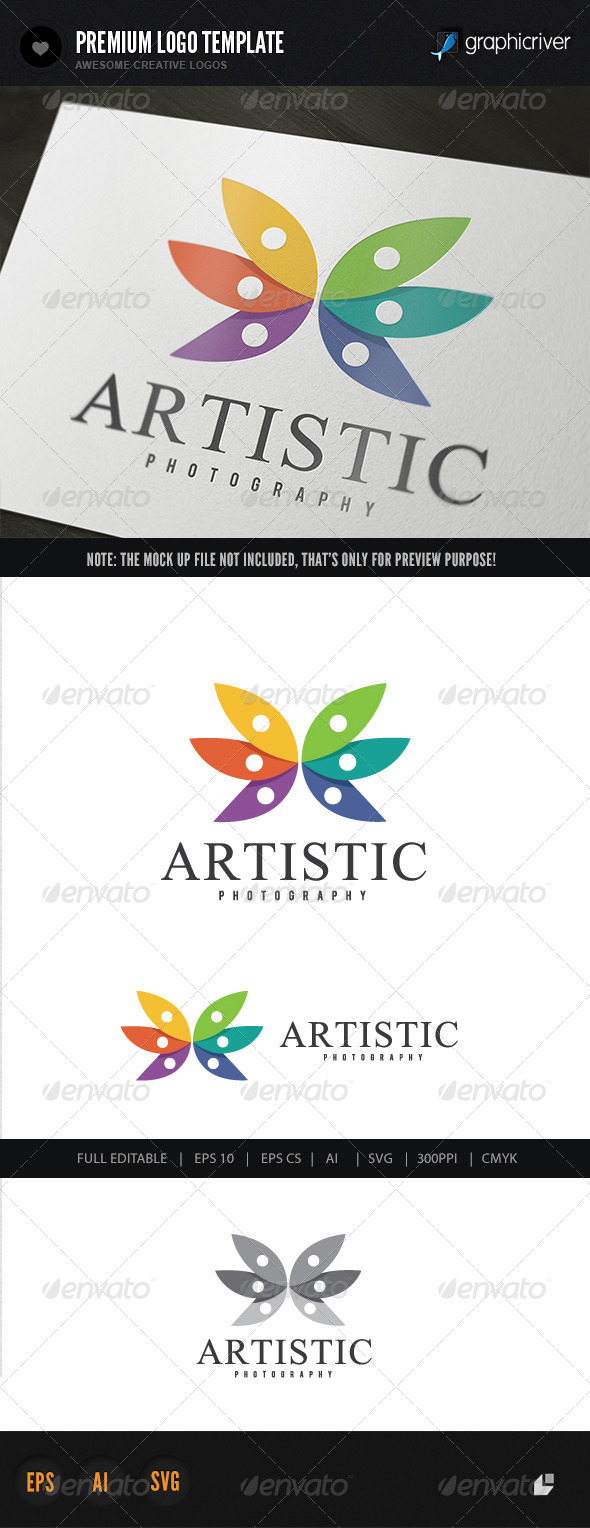 Artistic Photography Logo - Letters Logo Templates