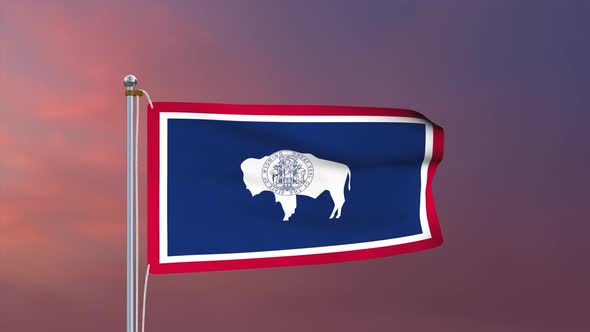 Wyoming Flag 4k alt