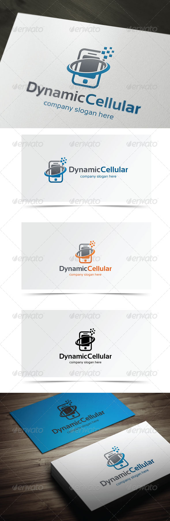 Dynamic Cellular - Objects Logo Templates