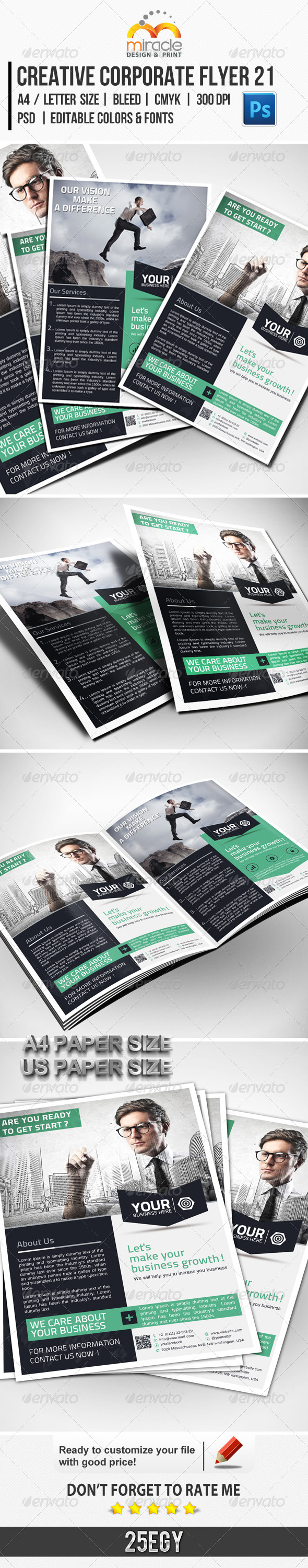 Creative Corporate Flyer 21 - Corporate Flyers