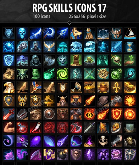 RPG Skills Icons 17