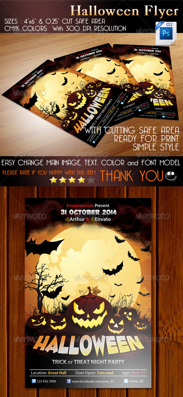 Halloween Flyer - Clubs & Parties Events