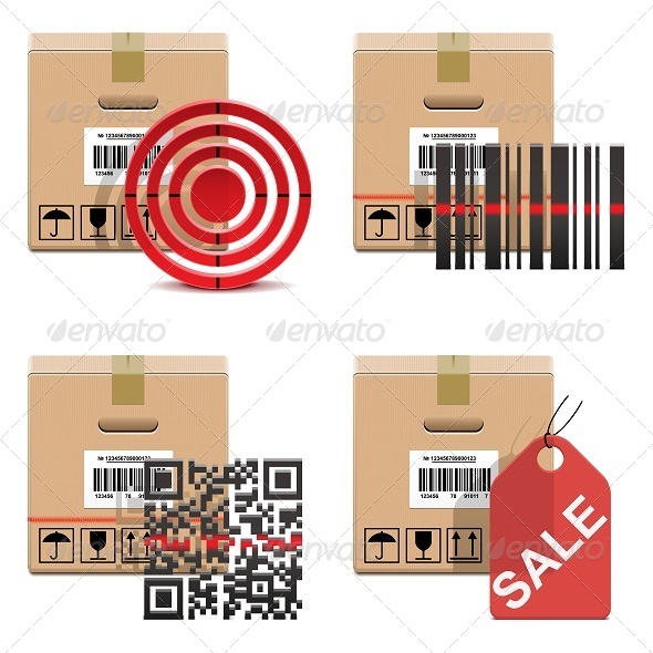 Vector Shipment Icons Set 18 - Industries Business