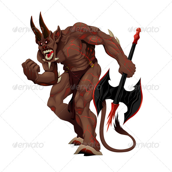Angry Demon - Monsters Characters