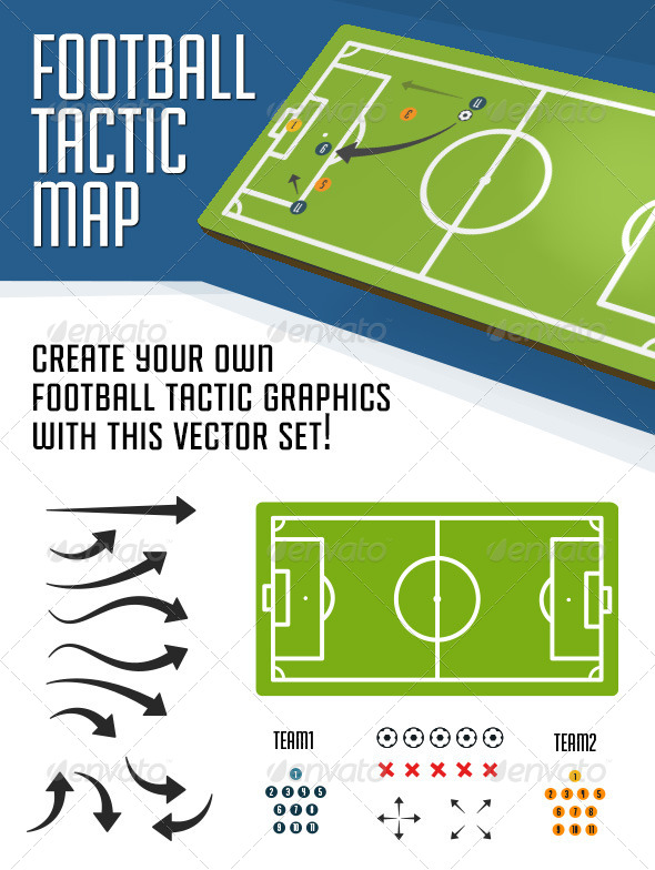 Football Tactical Map - Miscellaneous Vectors