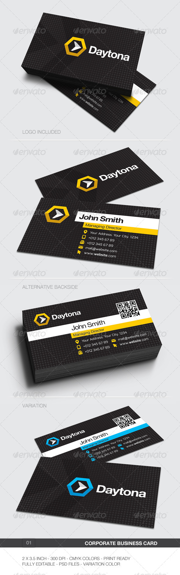 Corporate Business Card - 01 - Corporate Business Cards