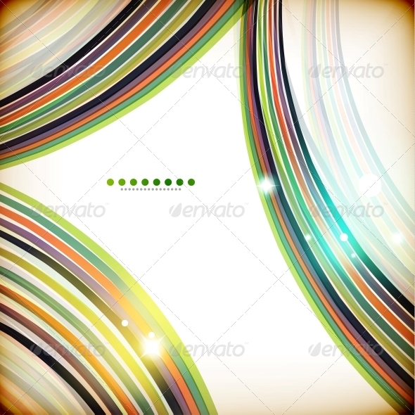 Colorful Swirl Lines Abstract Background - Abstract Conceptual