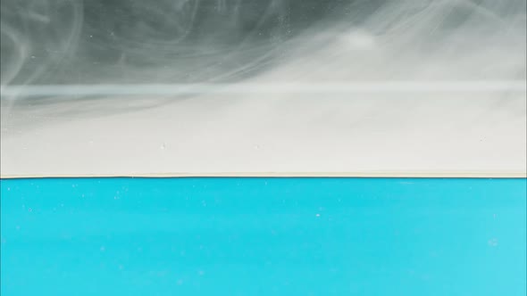 Water Evaporation Smoke Fog White Vapor Above Water Cloud Formation Water Cycle in Nature alt