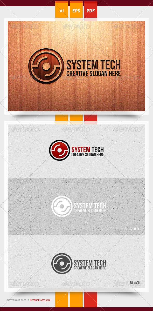System Tech Logo Template - Objects Logo Templates
