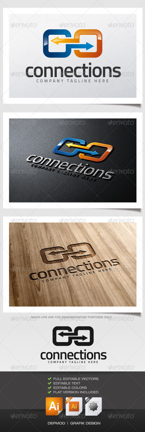 Connections Logo - Symbols Logo Templates
