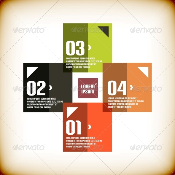 Modern Geometrical Banner Design Template - Abstract Conceptual