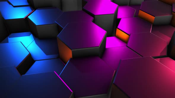 Hexagons Background