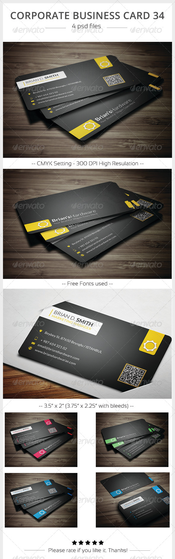 Corporate Business Card 34 - Corporate Business Cards