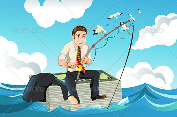 Business Finance Concept - Conceptual Vectors