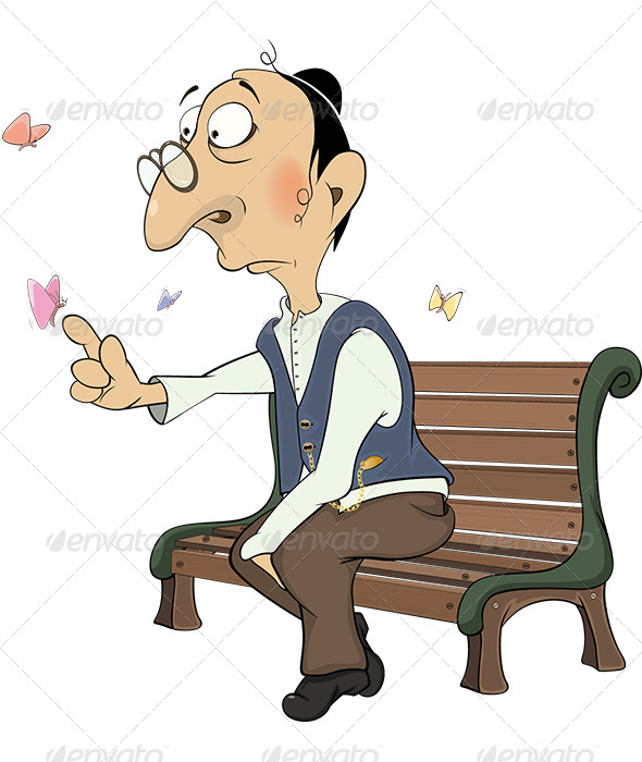 The Rabbi and Butterflies - People Characters