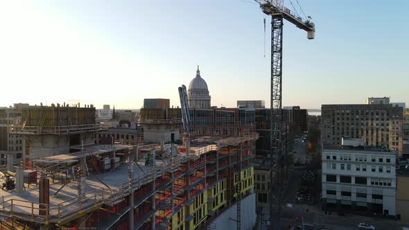 construction zone building in madison wisconsin alt